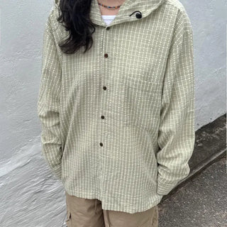 [UNISEX] Plaid Hoodie