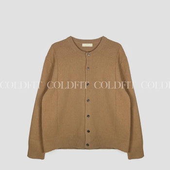 100% Wool Boy Round Cardigan