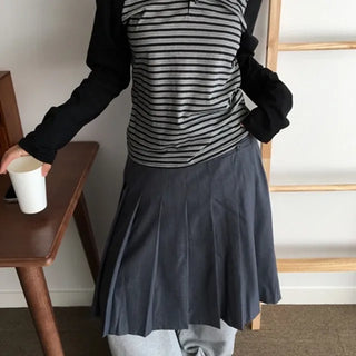 *Mori/Vintage* Cherry Pleated Skirt