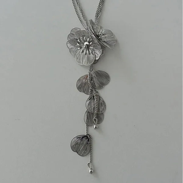 Bloom Flower Drop Necklace