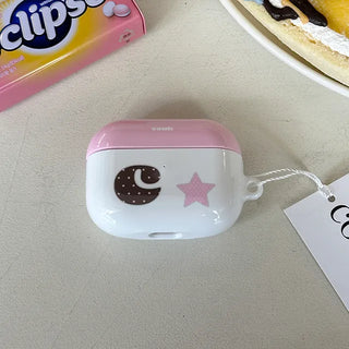 cozy patch dot glossy hard AirPods Buds Live Pro 3 case