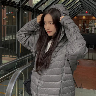 Crack Duck Down Light Hooded Lightweight Padded Jacket