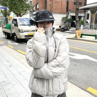 Unisex Mizuki 3D Quilted Hooded Lightweight Padded Jacket (2 colors)