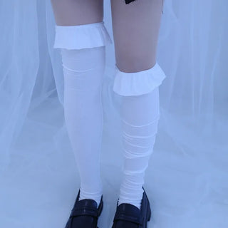 Way Frill Knee Socks