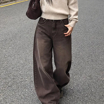 Vero Rouge Brown Denim Pants
