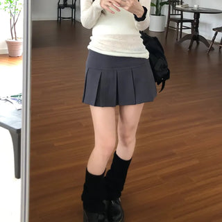 Vera Pleated Mini Skirt (3 colors)