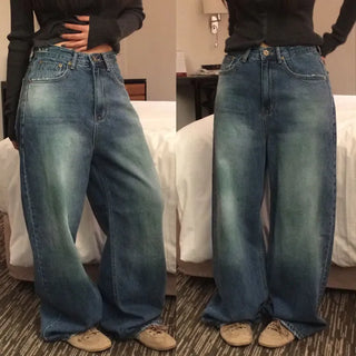 Renfer distressed denim wide pants