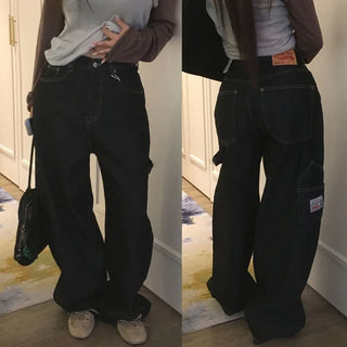 Kongs Striped Denim Wide Pants