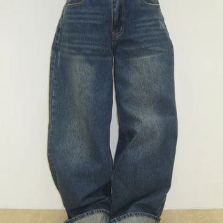 *MD's Highly Recommended Item* Wide Denim Pants with Back Pocket and Rolled-Up Details