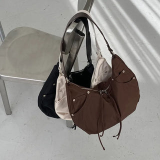 Zia Nylon Hobo Bag   Daily Shoulder Bag, Peddler Bag