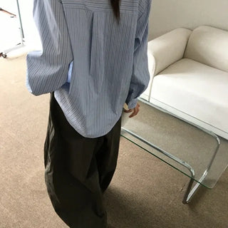 *Delicate Fit* Earth Stripe Shirt