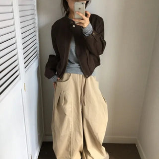 *High Quality/Wide* Gader Round Cut Pants