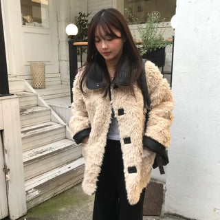 *MD's Favorite Item!!* Reversible Fur Leather Shearling Jacket