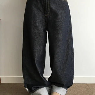 *Pinter/Point* Patch Non-Fade Rolled-Up Denim