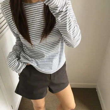 Yeori Striped Long Sleeve Tee