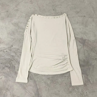 Beans Button Long Sleeve T-shirt