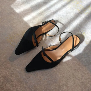 Oet Suede Slingback Heels [6CM]