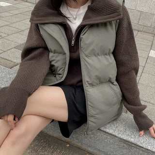 Street Two-way Oversized Padded Vest