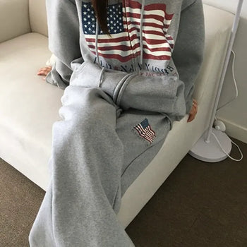 *High Quality/High Demand* American Flag Fleece-Lined Training Pants