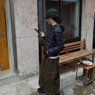Meta Stone Washed Cargo Pants
