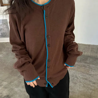 [Unisex] Bon Oversized Color Block Cardigan (3 colors)