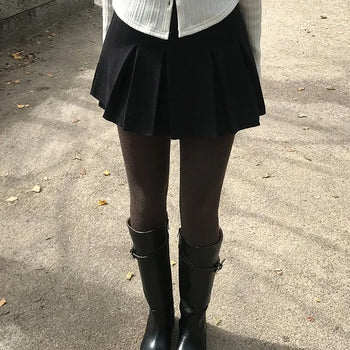Akasaka Pintuck Mini Skirt