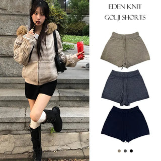 E'Dawn Knit Ribbed Shorts