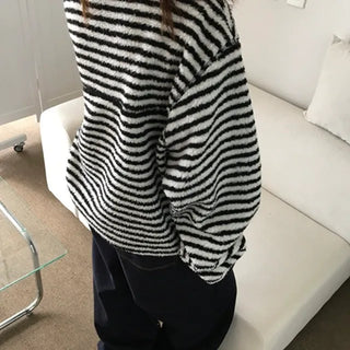 Striped Pullover Fleece