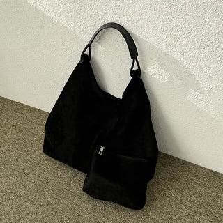 Sienna Suede Hobo Bag   Daily shoulder bag