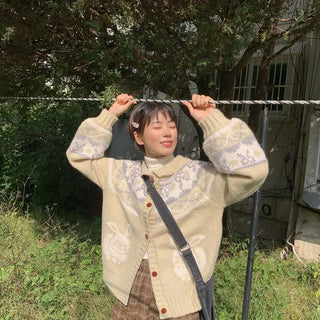 Usagi collar cardigan