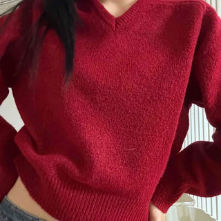 Soft V-neck Knit
