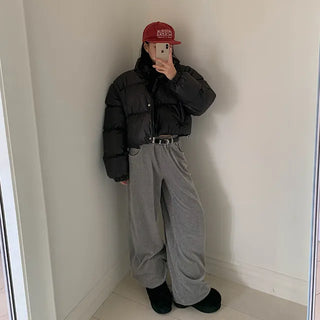 Zard Two-way Crop Padded Jacket