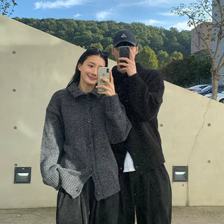 Eden High-Neck Oversized Zip-Up Knit