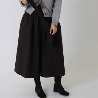 Big Tie Bow Long Skirt
