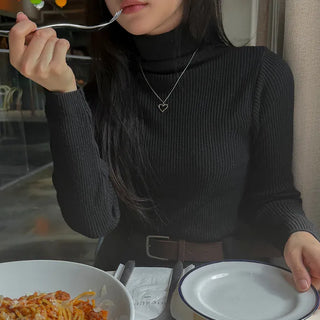 Field Soft Ribbed Turtleneck Knit
