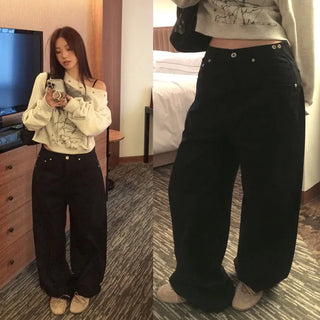 T-River Eyelet Cotton Wide Pants
