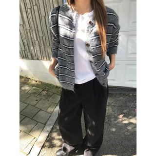 Eiffel Stripe Cardigan (2 colors)