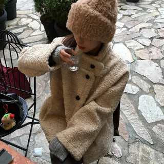 High-neck Sherpa Coat