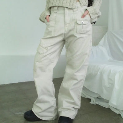 Cotton Cargo Pants (2 colors)