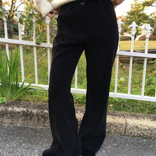 Horse Corduroy Bootcut Pants