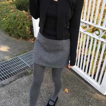 *Muand* Winter Wool Skirt
