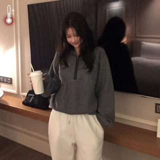 Kenber Fleece Half-Zip Sweatshirt
