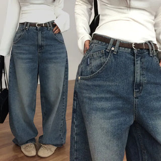 Cotley Snap Denim Wide Pants