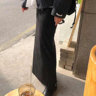Suede Maxi Skirts