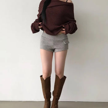 Fluffy Snow Shorts