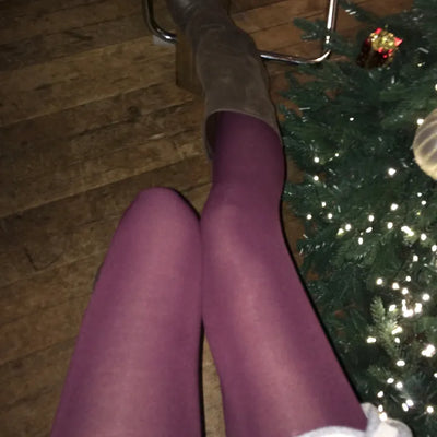 HOLIDAY Burgundy Stockings