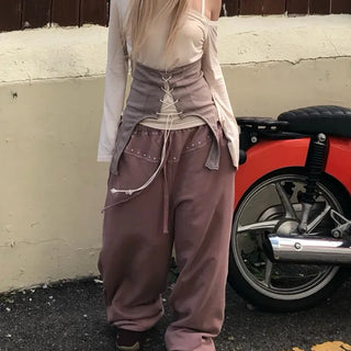 layered corset T-shirt