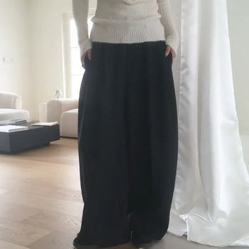 Pintuck balloon slacks