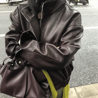 *Large Size* Round Wool Jacket