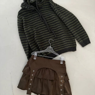 Oni Stripe Hooded Knit